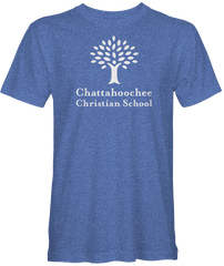 CCS Classic Logo Tee (Heather Royal)