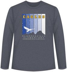CKES Soaring Eagle Long Sleeve Tee - Dark Heather Grey