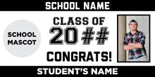 Load image into Gallery viewer, Economy Graduation Banner