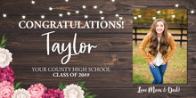 Load image into Gallery viewer, Graduation Banner - Template 7