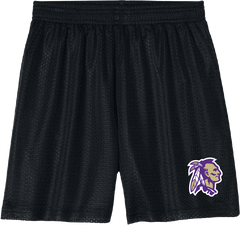 Lumpkin Indians Youth Mesh Gym Shorts (Black)