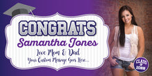 Load image into Gallery viewer, Graduation Banner - Template 2