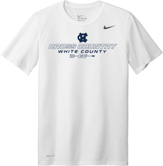 WCHS XC Nike Legend Tee - White