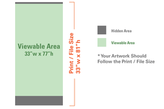 Standard Retractable Banner Stand - 33"x 81"