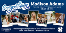 Load image into Gallery viewer, Custom Graduation Banner