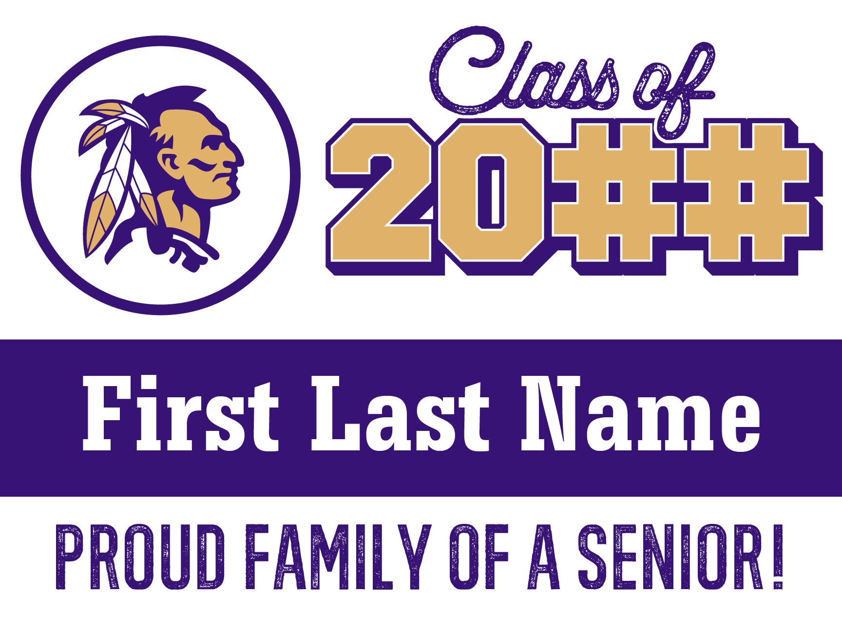 Class of 2024 Yard Signs 24x18