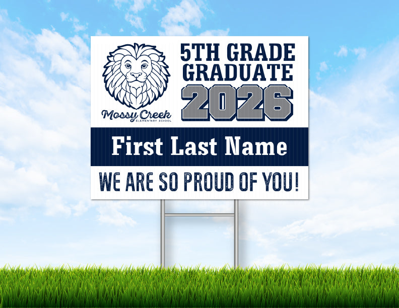 White County 5th Grade Yard Signs