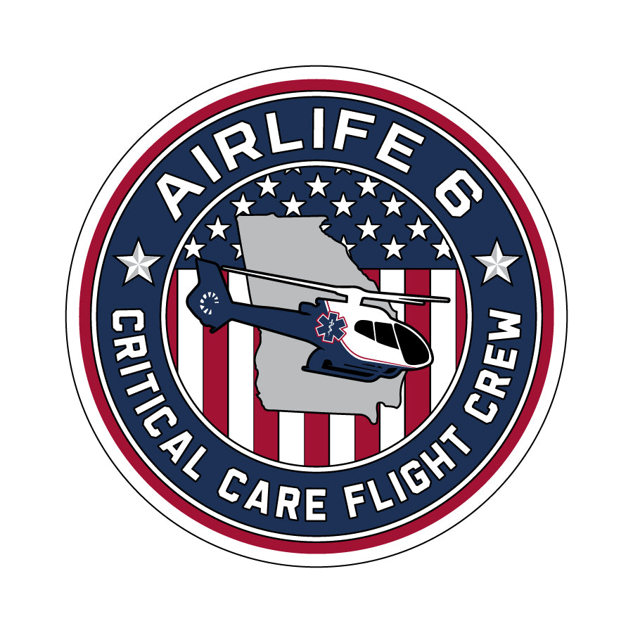 Air Life 6 Circle Decals