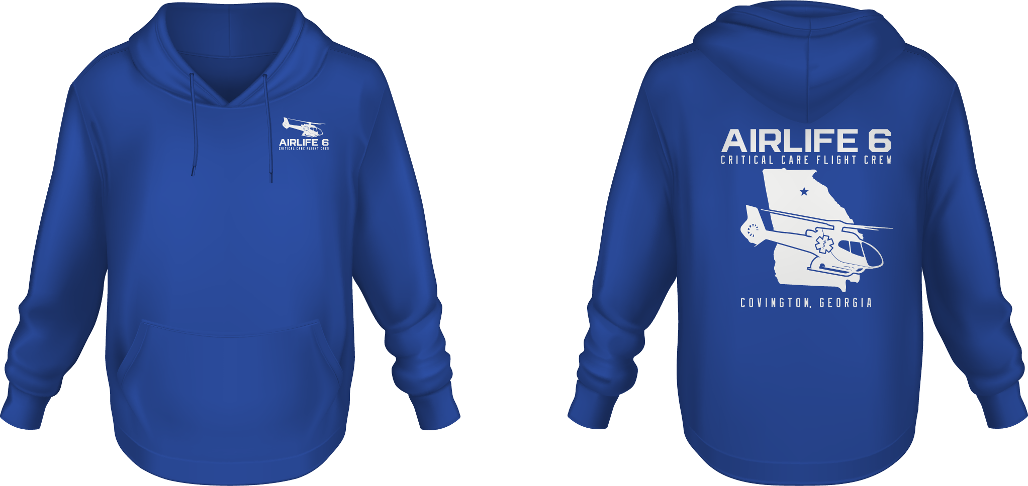 Air Life 6 Georgia Hoodie (Royal Blue)