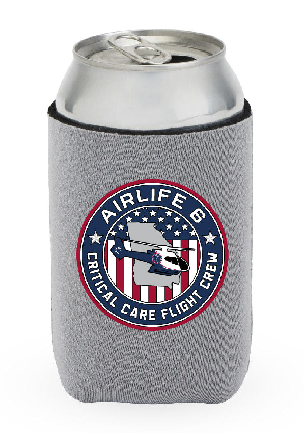 Air Life 6 Neoprene Koozie (Grey)