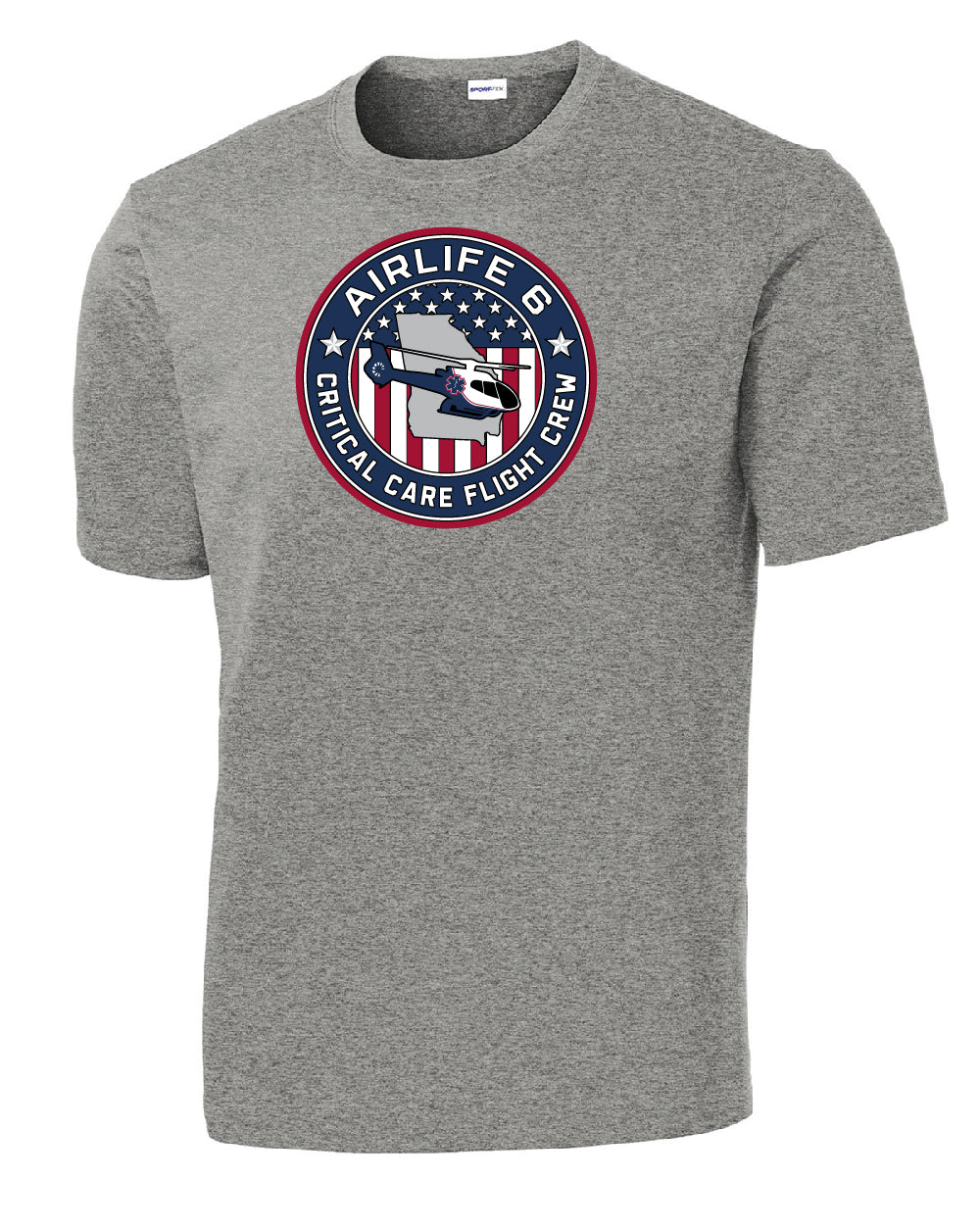 Air Life 6 Logo Drifit T-Shirt (Heather Grey)