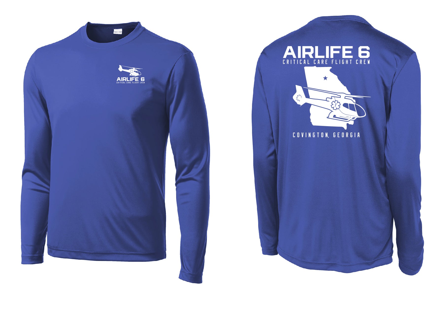 Air Life 6 Georgia Drifit Long Sleeve T-Shirt (Royal)