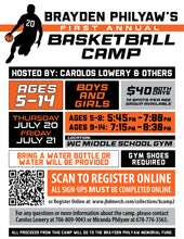 Load image into Gallery viewer, Ages 5-8 Basketball Camp Registration
