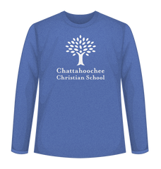 CCS Classic Logo Long Sleeve Tee (Heather Royal)