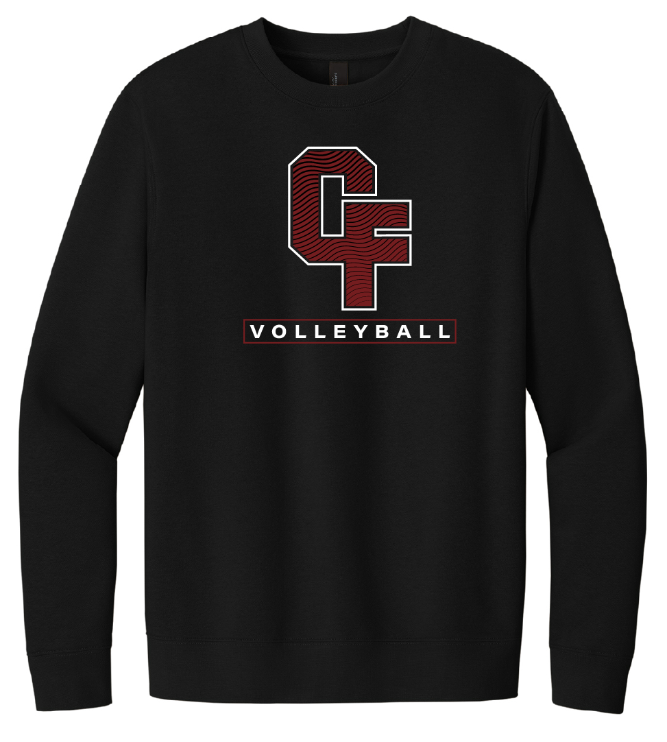 CF Volleyball Fleece Crew (Black)