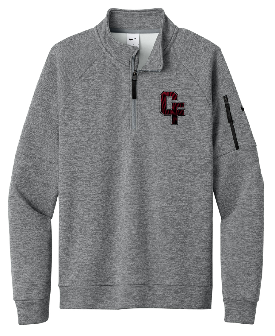 CF Nike Therma-FIT Pocket 1/4 Zip (Dark Heather Grey)