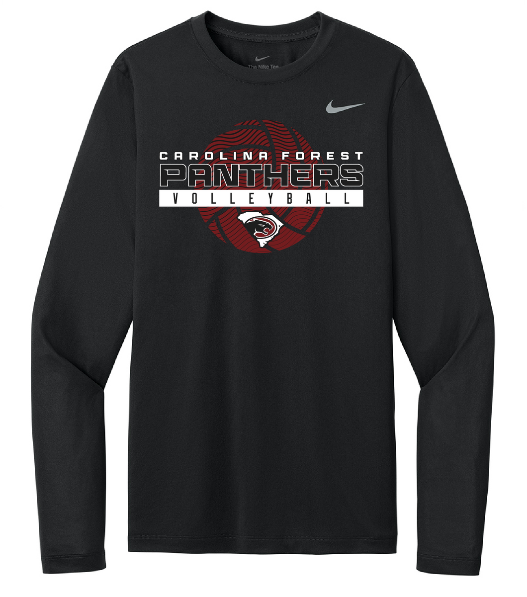 CF Volleyball Nike rLegend Long Sleeve Tee (Black)