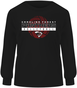 CF Volleyball Ringspun Fleece Crew (Black)