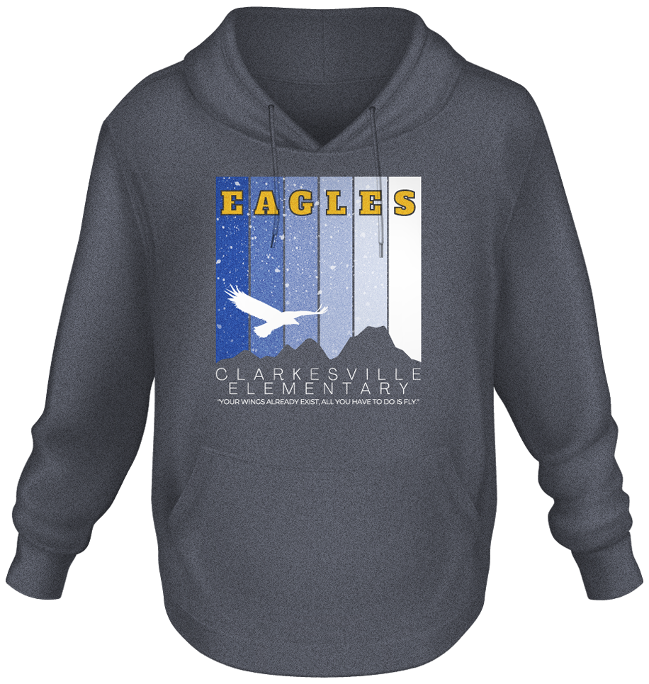 CKES Soaring Eagle Hoodie - Dark Heather Grey