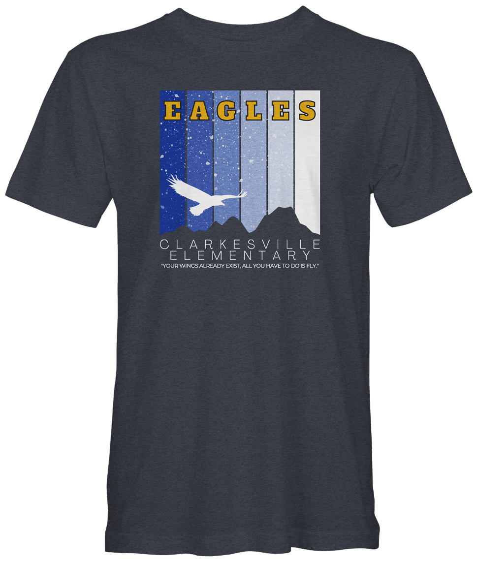 CKES Soaring Eagle Tee - Dark Heather Grey