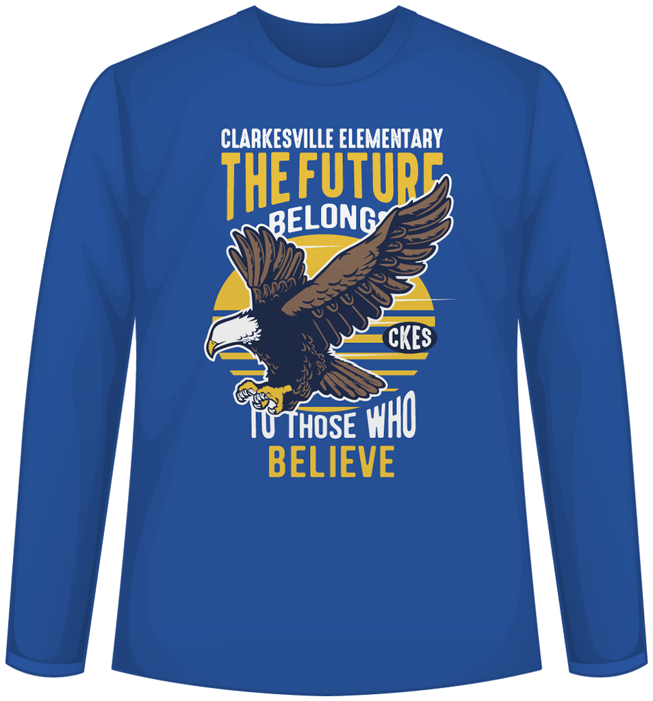 CKES Legendary Long Sleeve Tee - Royal Blue