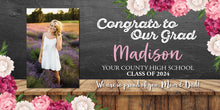 Load image into Gallery viewer, Graduation Banner - Template 4
