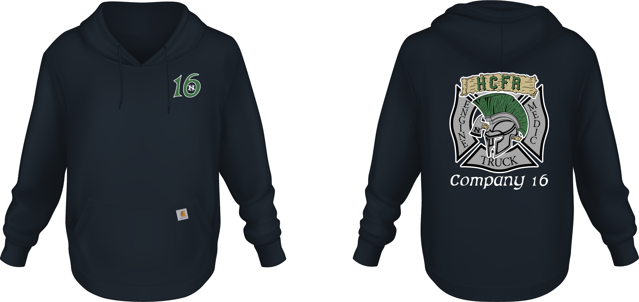 Station 16 Trojans - Carhartt Hoodie