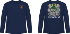 HCFR Station 16 Next Level Long Sleeve Tee (Navy)