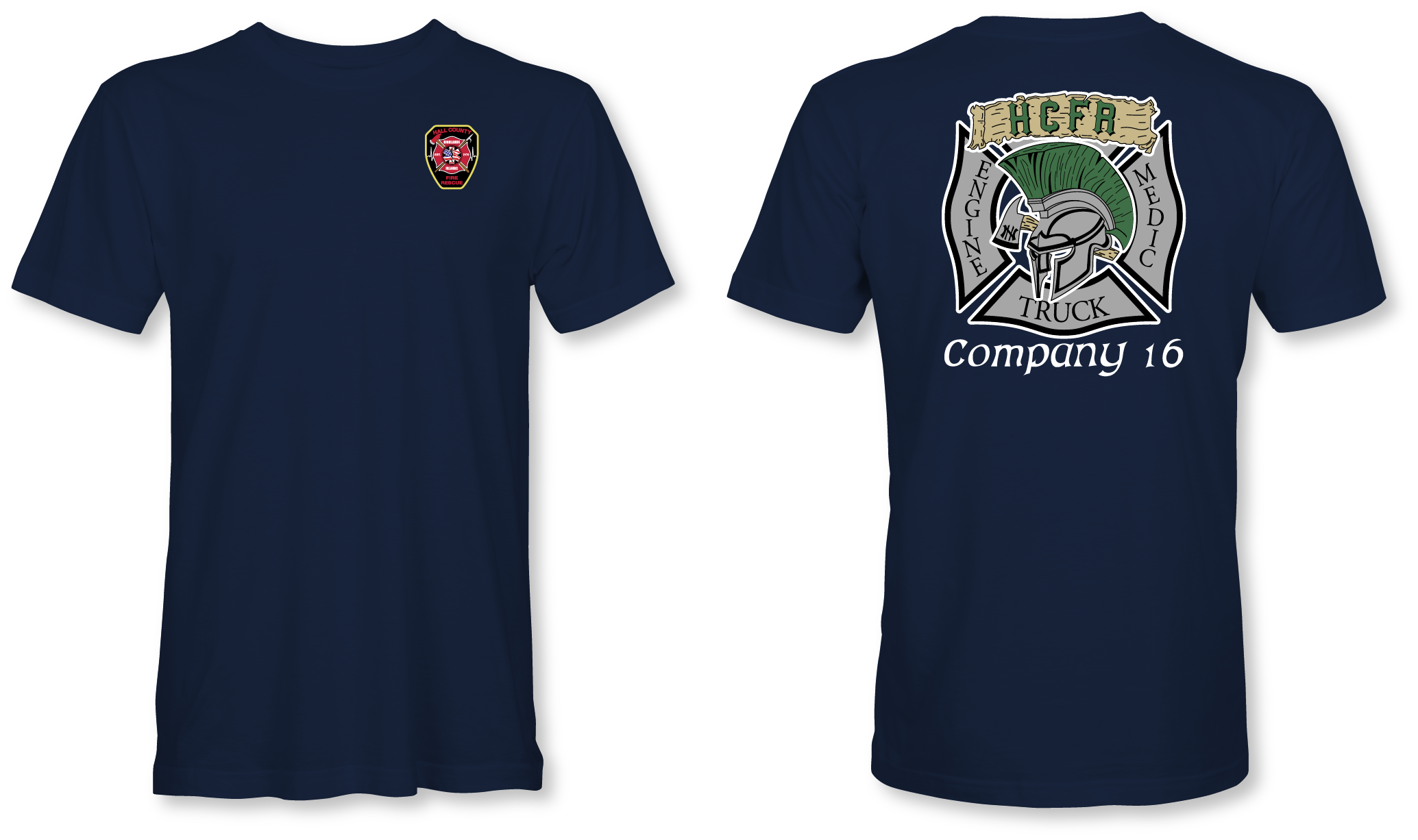 HCFR Station 16 Next Level Tee (Navy)
