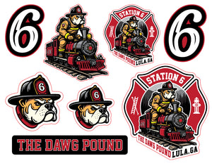 Dawg Pound Decal Sheet (8 stickers)