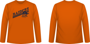 Raiders Slant Long Sleeve Tee (Orange)