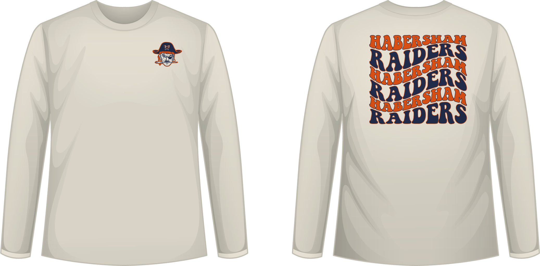 Raiders Groovy Long Sleeve Tee (Natural)