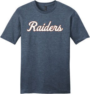 Raiders Script Logo Tee (Heather Navy)