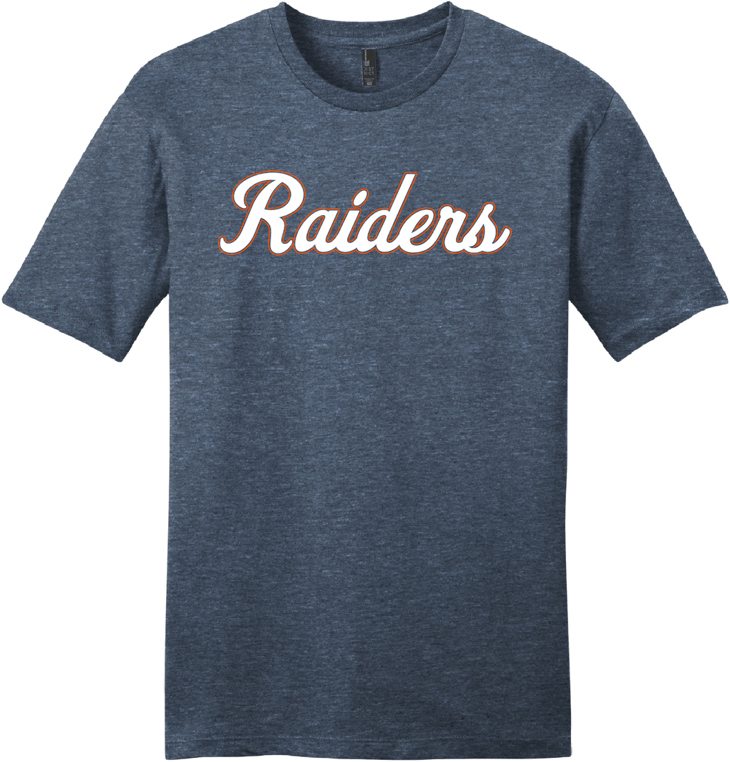 Raiders Script Logo Tee (Heather Navy)