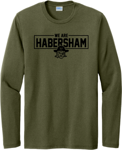 We Are Habersham Long Sleeve Tee (Heather Military Green)