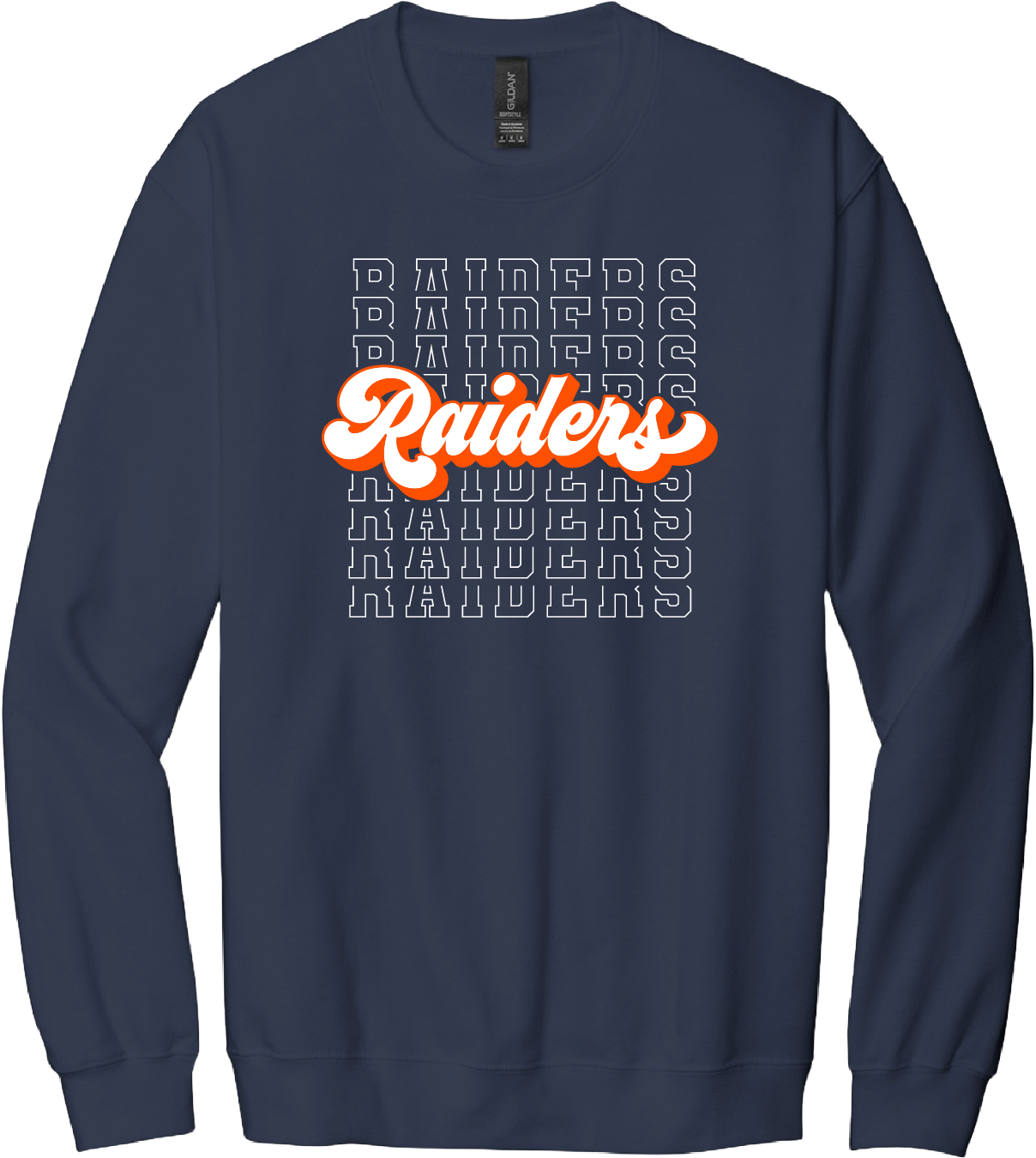 Raiders Vintage Softstyle Sweatshirt (Navy)