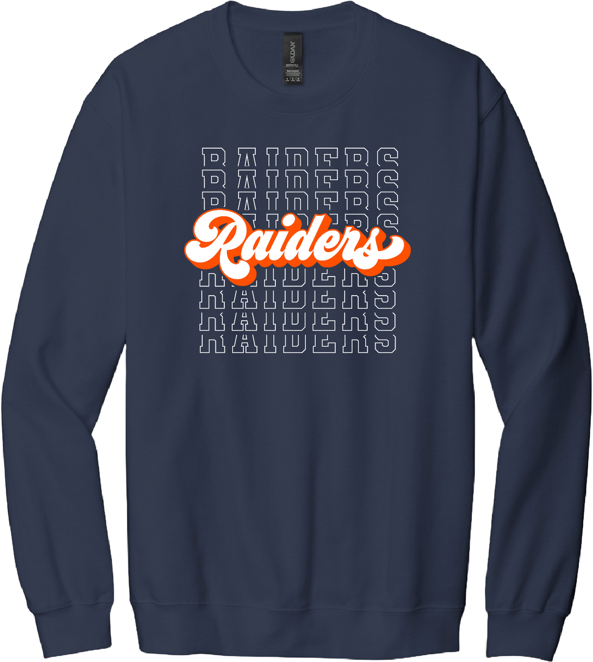 Raiders Vintage Softstyle Sweatshirt (Navy)