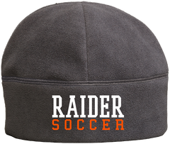 Raider Soccer Fleece Beanie (Charcoal)