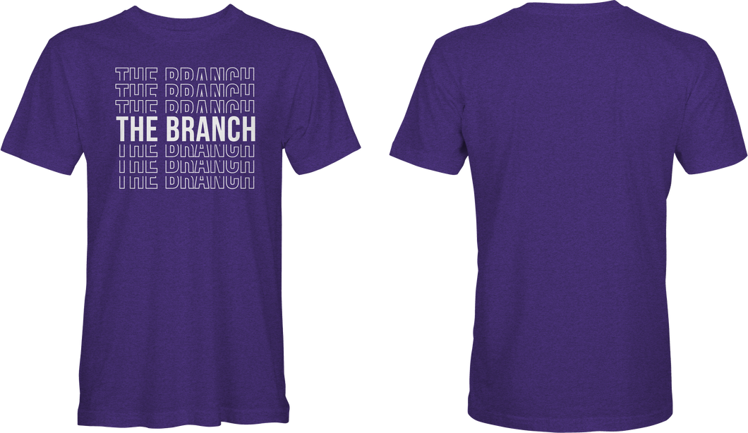The Branch Tee - Heather Purple