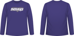 Lumpkin Co. Indians Long Sleeve Ringspun Tee (Purple)