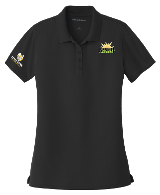 SSF/PRF Port Ladies Dry Zone Polo (Black)