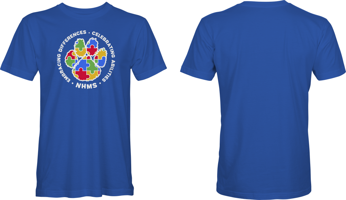 NHMS Autism Awareness Tee (Blue)