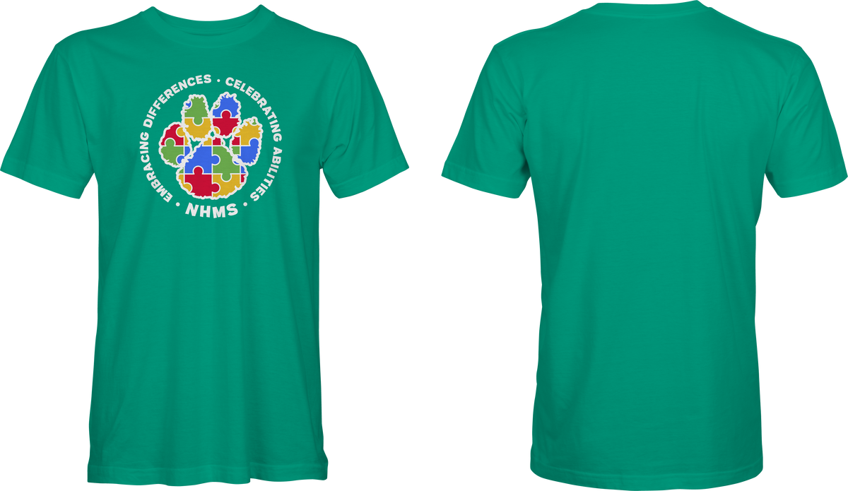 NHMS Autism Awareness Tee (Green)
