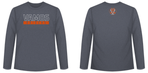 Vamos Raider Ringspun Long Sleeve Tee (Dark Heather Grey)