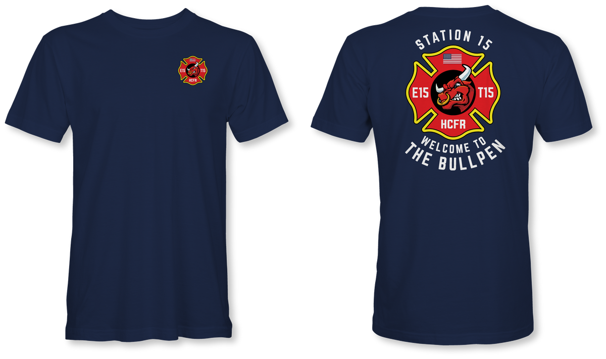 Station 15 Bullpen - Next Level Shirt (Navy)