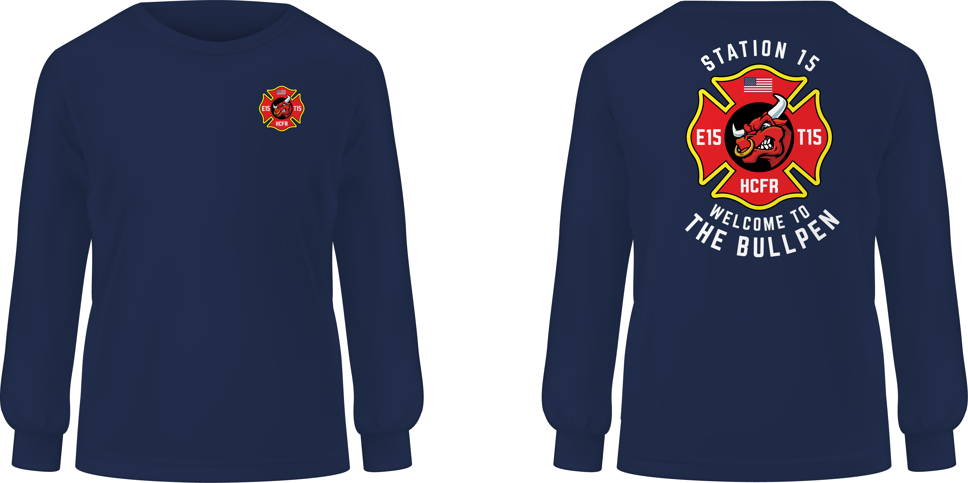 Station 15 Bullpen - Softstyle Sweatshirt (Navy)