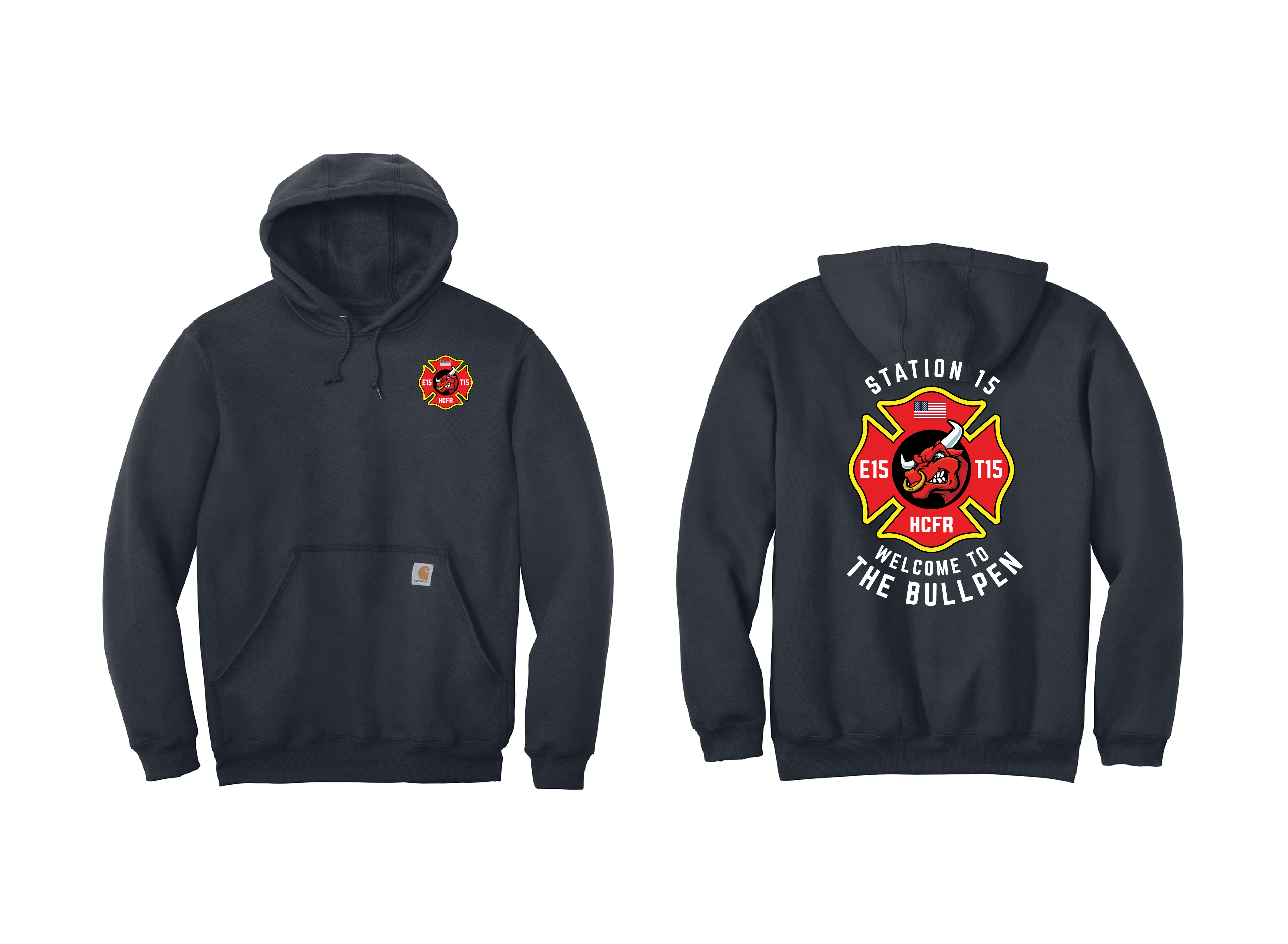 Station 15 Bullpen - Carhartt Hoodie (Navy)