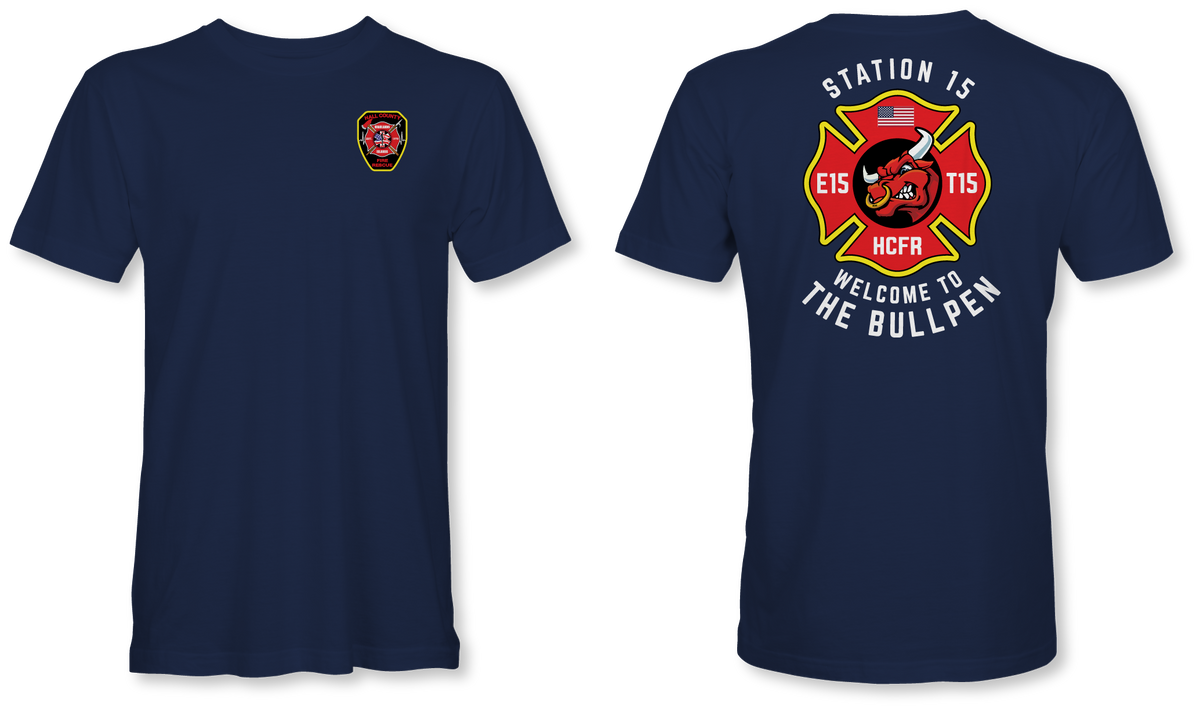 HCFR Station 15 On-Duty Next Level Shirt (Navy)