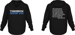 Tomorrow Needs You Hoodie - Black