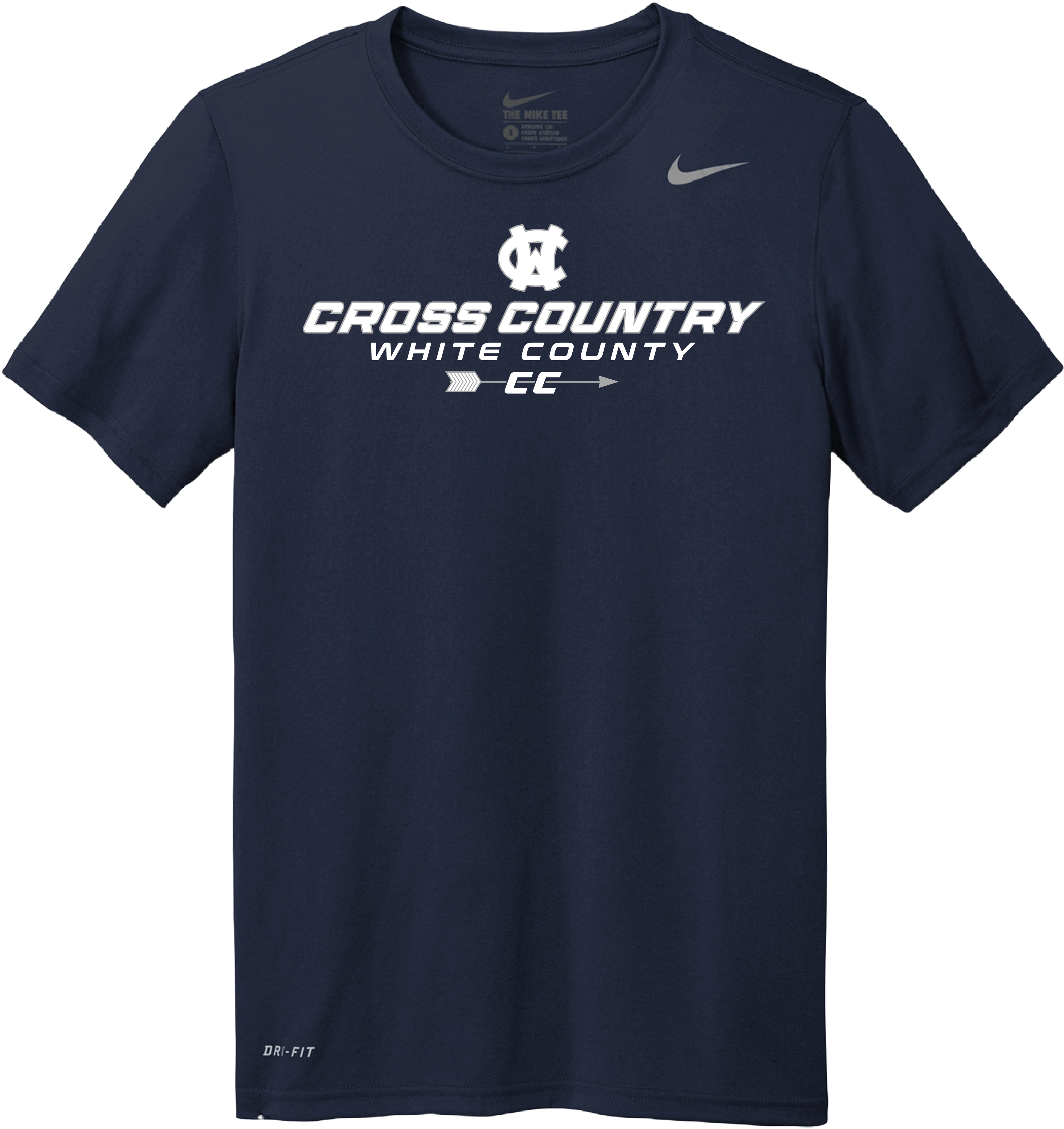 WCHS XC Nike Legend Tee - Navy